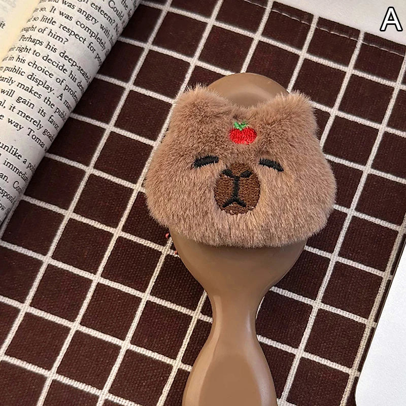 Cute Capybara Comb Ladies Portable Airbag Comb Capybara Air Cushion Massage Head Comb For Girl Children Styling Accessories Tool