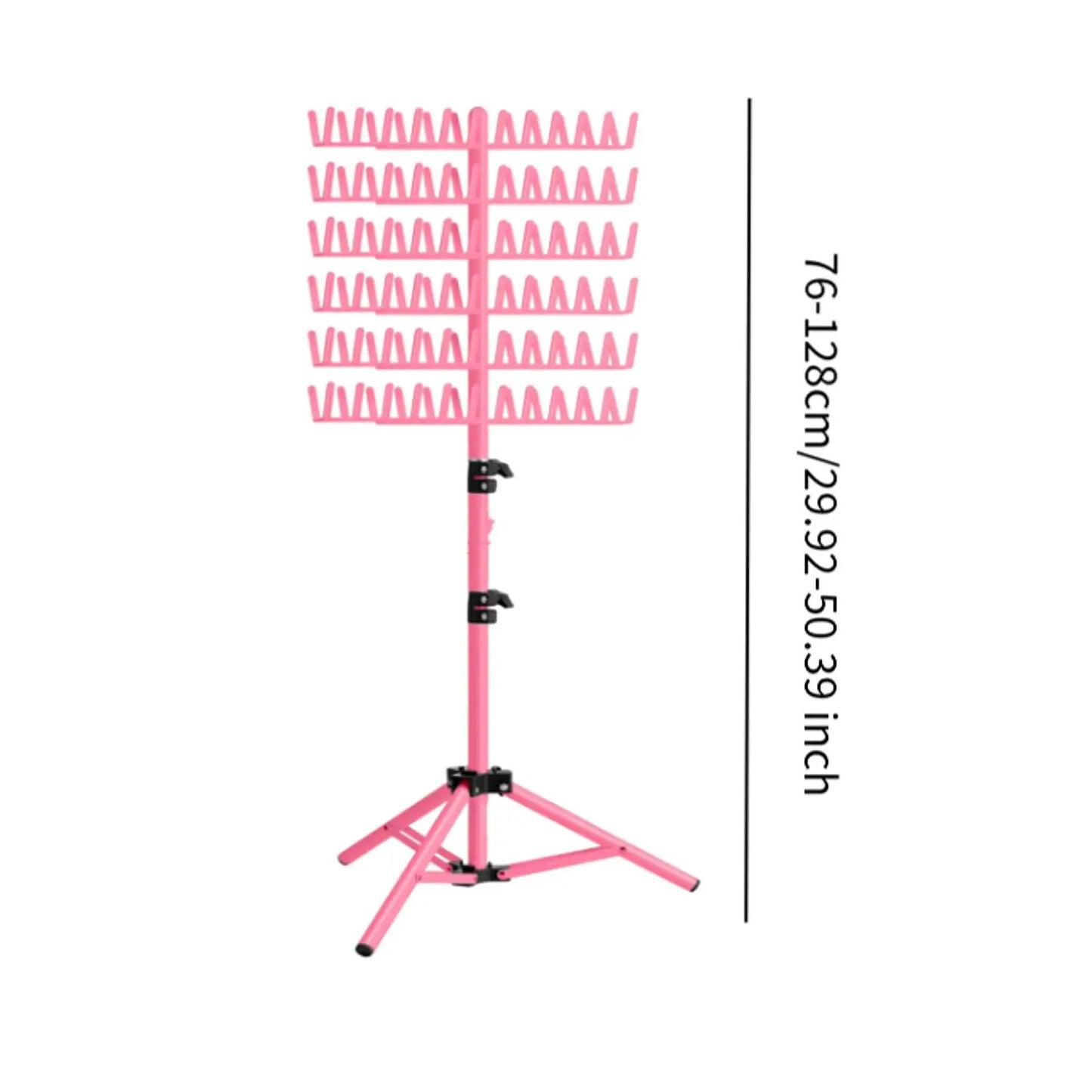 Hair Braiding Rack Hair Extension Holder Easy To Install Prevent Tangles Adjustable Braiding Stand Double Sided Braiding Rack